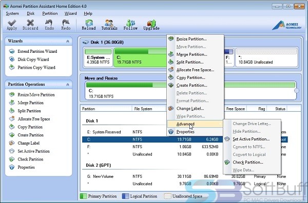 AOMEI Partition Assistant 8.5 Free Download Offline