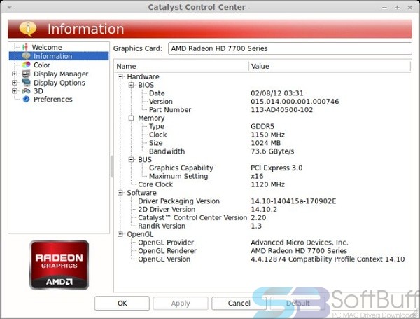 Free Download AMD Catalyst Display Driver (3264 bit) Direct
