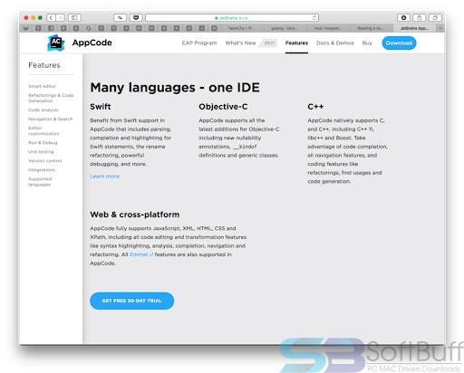 Free Download AppCode 2018 for Mac Direct