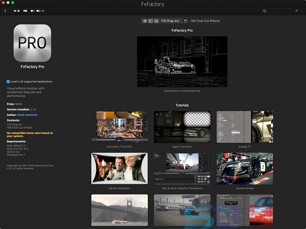 Free Download FxFactory Pro 6.0 for Mac Direct