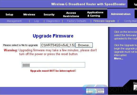 Free Download Linksys WRT54G Wireless-G BroadBand Router Firmware Direct