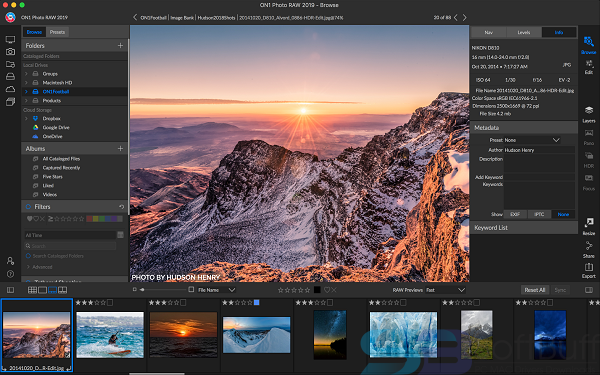 Free Download ON1 Photo RAW 2019 for Mac Direct