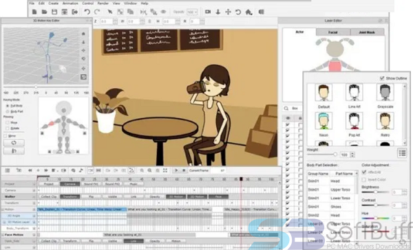 Free Download Reallusion Cartoon Animator 4.2.1709.1 for Mac Direct