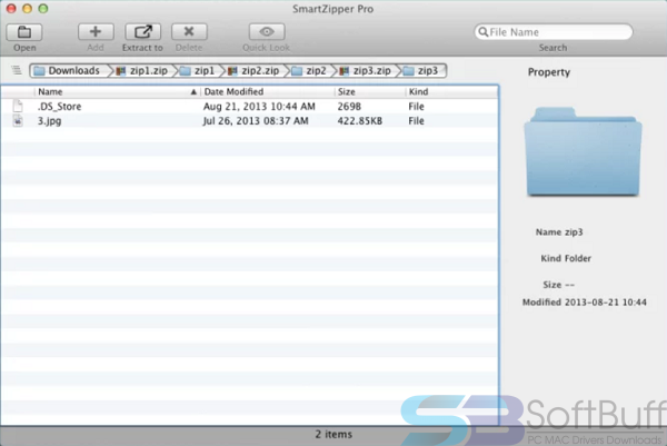 free zip file opener for mac files over 2gb