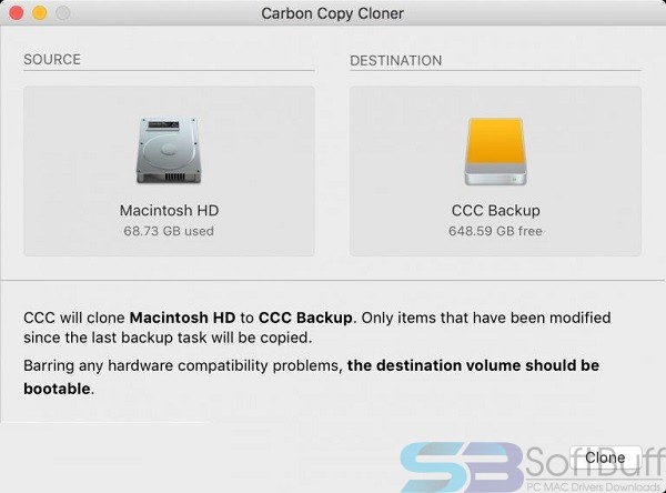 Carbon Copy Cloner 5 for Mac Free Download