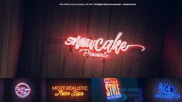 Videohive – Easy Neon Lights Maker for Mac Free Download