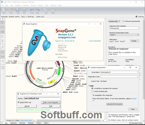 GSL Biotech SnapGene 3.2.1 for macOS free download