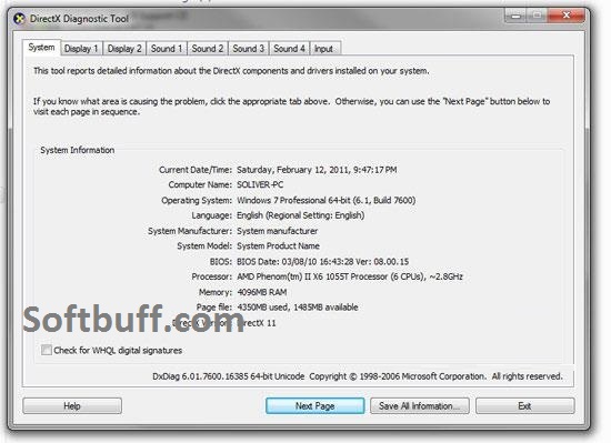 download directx end user web installer