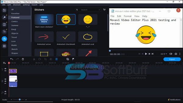 Movavi Video Editor Plus 2021 free download