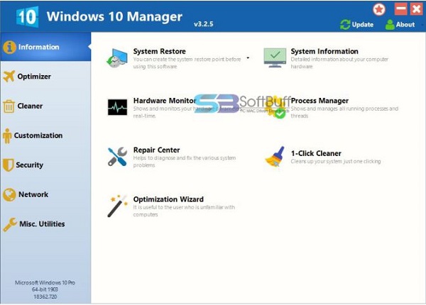 Windows 10 Manager Portable