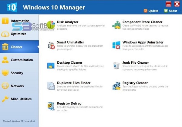 Windows 10 Manager latest version
