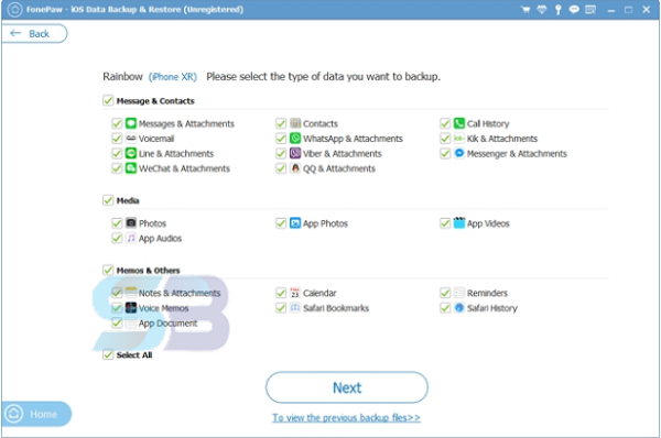 Download FonePaw iOS Data Backup and Restore 8 free