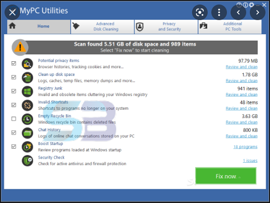 MyPC Utilities 7 free download