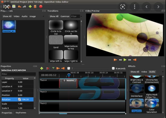 OpenShot Video Editor 2.6.1 free download