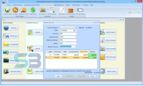 download Halfpricesoft ezAccounting 3.11 free