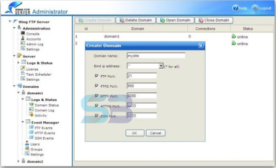 Download Wing FTP Server Corporate 7 free